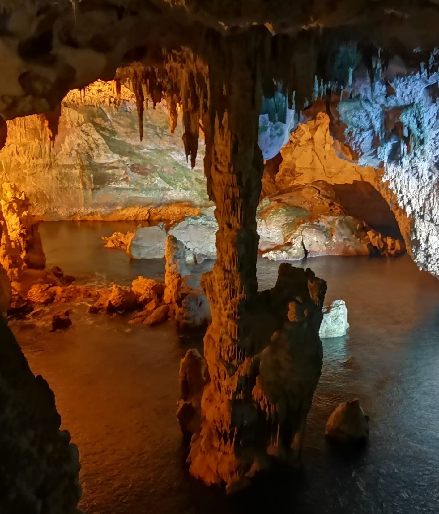 Interior of Neptune's Cave in Alghero